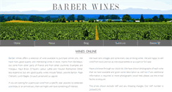 Desktop Screenshot of barberwines.com