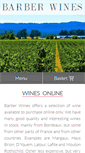 Mobile Screenshot of barberwines.com